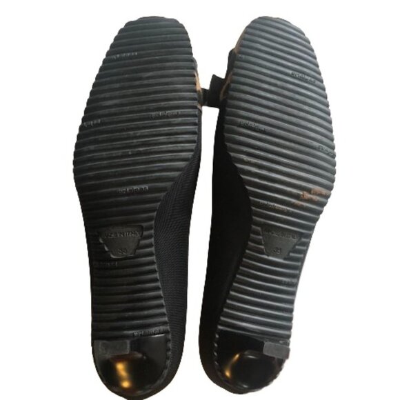 Vintage Y2K Di Sandro Bologna bow animal print kitten heel shoes - Picture 10 of 15